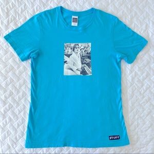 Miami Vice turquoise medium t shirt - STUFF by Clay & Chloe